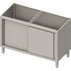 Stalgast Unterschrank Boxversion Mit Schiebetüren, Verschweißt : 1100x640x810 Mm -Stalgast-Verkauf 0ea68e90 fb10 4d0a bac6 9f3aca1b6cc9 3