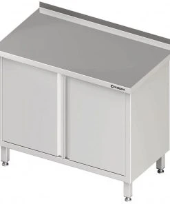 Stalgast Arbeitsschrank Mit Flügeltür, Mit Aufkantung, Verschweißt : 1300x600x850 Mm