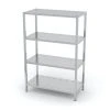 Null Edelstahl Gastro-Lagerregal Mit 4 Perforierten Ablagefächern | AISI 430 Qualität | HxBxT 180x110x70 1 Null Edelstahl Gastro-Lagerregal Mit 4 Perforierten Ablagefächern | AISI 430 Qualität | HxBxT 180x110x70 -Stalgast-Verkauf 2229d5c3 9d0b 4306 8243 8b2af04f9ee1