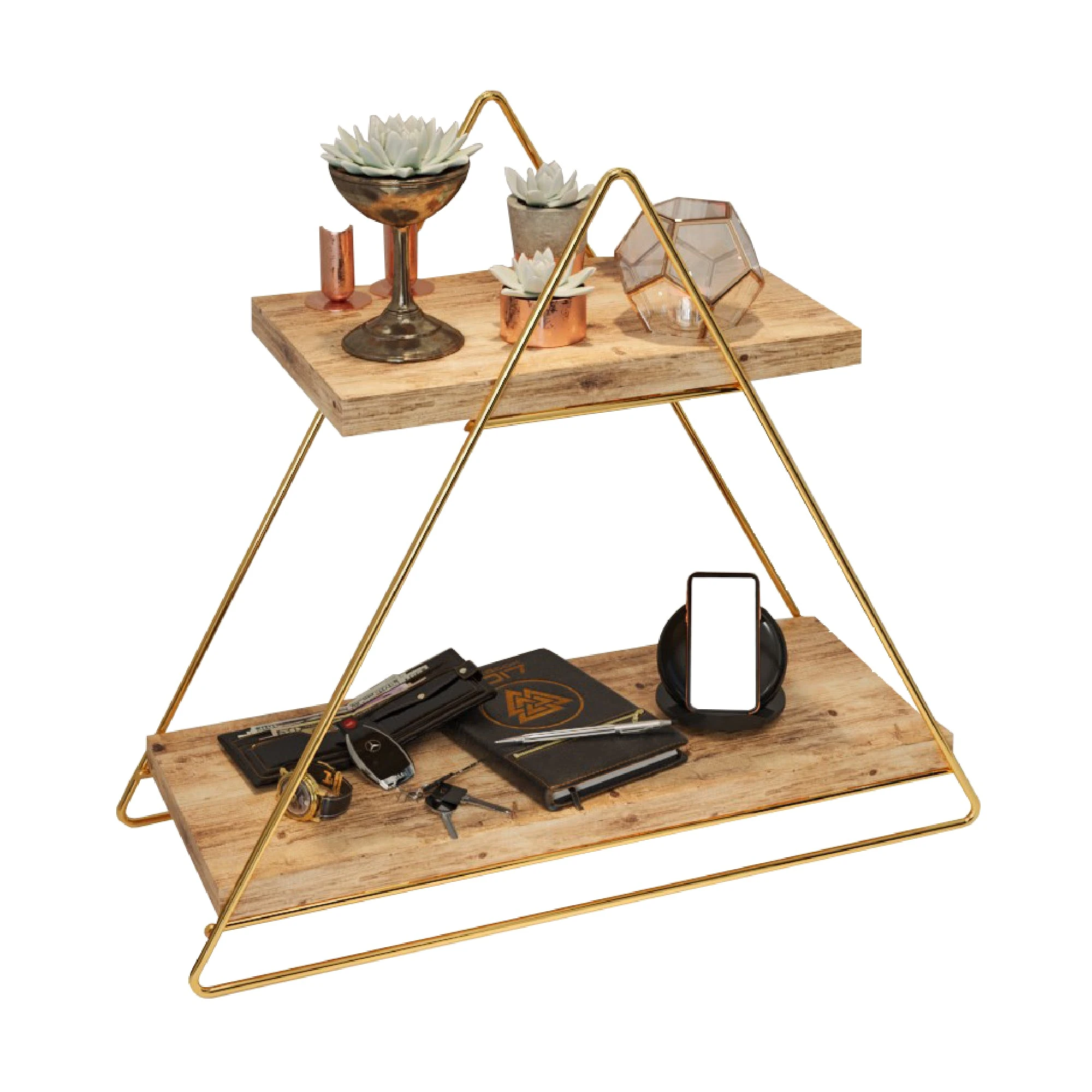 Null Arbeitsplatte Regal Aus Holz Und Metall Gold Mit 2 Ablagen, Badregal, Holzregal, Regalbrett Organizer Und Aufbewahrung Für Badezimmer Wohnzimmer Küche 3 Null Arbeitsplatte Regal Aus Holz Und Metall Gold Mit 2 Ablagen, Badregal, Holzregal, Regalbrett Organizer Und Aufbewahrung Für Badezimmer Wohnzimmer Küche