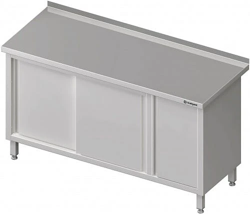 Stalgast Arbeitsschrank Mit Flügeltüren, Mit Flügeltürschrank, Ohne Aufkantung, Verschweißt : 1200x600x850 Mm Becken Rechts 7 Stalgast Arbeitsschrank Mit Flügeltüren, Mit Flügeltürschrank, Ohne Aufkantung, Verschweißt : 1200x600x850 Mm Becken Rechts – Bild 5