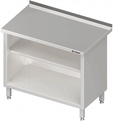 Stalgast Arbeitsschrank Offen, Mit Grund- Und Zwischenboden, Ohne Aufkantung, Verschweißt : 400x600x850 Mm 8 Stalgast Arbeitsschrank Offen, Mit Grund- Und Zwischenboden, Ohne Aufkantung, Verschweißt : 400x600x850 Mm – Bild 6