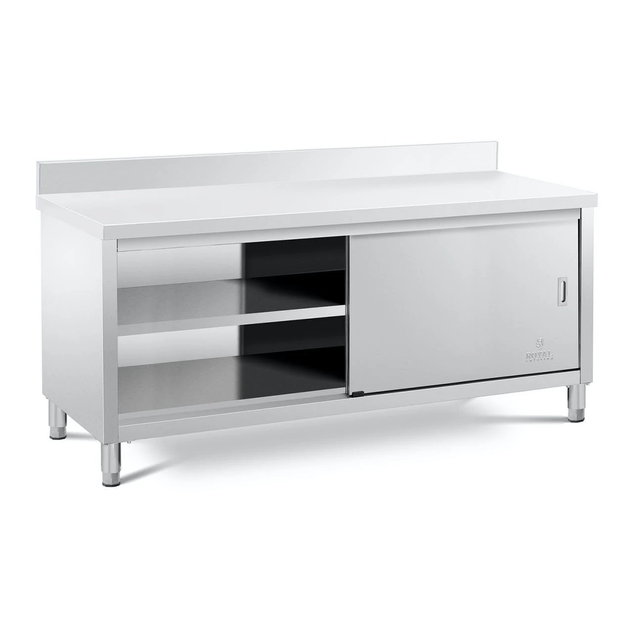 Skyrainbow Kassentisch Aus Edelstahl Mit Granit Und Holzverkleidung, 40 X 82 9 Skyrainbow Kassentisch Aus Edelstahl Mit Granit Und Holzverkleidung, 40 X 82 – Bild 7