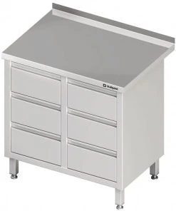 Stalgast Schubladenschrank Mit 2x3 Schubladen, Ohne Aufkantung, Verschweißt : 840x600x850 Mm 12 Stalgast Schubladenschrank Mit 2x3 Schubladen, Ohne Aufkantung, Verschweißt : 840x600x850 Mm -Stalgast-Verkauf 4675fb8f 313b 4b89 b003 67532d8f7bbe 5