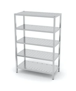 Null Edelstahl Gastro-Lagerregal Mit 5 Verstellbaren Ablagefächern | AISI 430 Qualität | HxBxT 180x110x40 12 Null Edelstahl Gastro-Lagerregal Mit 5 Verstellbaren Ablagefächern | AISI 430 Qualität | HxBxT 180x110x40 -Stalgast-Verkauf 49a3a846 4e89 4011 aa16 596494b74e22 8