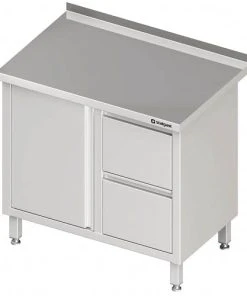 Stalgast Arbeitsschrank Mit Flügeltür, Mit 2er Schubladenblock, Ohne Aufkantung, Verschweißt : 1600x600x850 Mm Becken Rechts 14 Stalgast Arbeitsschrank Mit Flügeltür, Mit 2er Schubladenblock, Ohne Aufkantung, Verschweißt : 1600x600x850 Mm Becken Rechts -Stalgast-Verkauf 51fd4dca 25db 4123 b1bf e936431e40bd