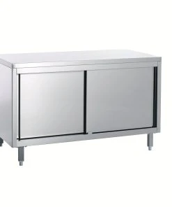 Cookmax Arbeitsschrank Mit Schiebetüren Ohne Aufkantung 2000 X 700 X 850 Mm