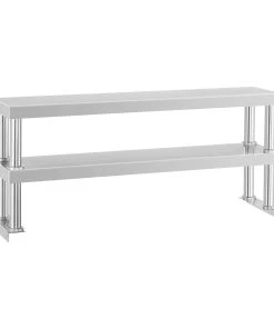 Royal-catering Royal Catering Aufsatzbord  120 Cm  2 Ablagen