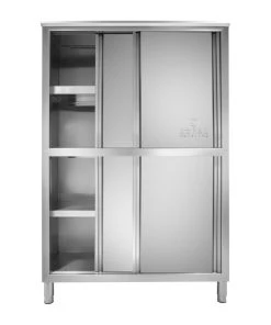 Royal-catering Royal Catering Edelstahl Geschirrschrank - 120 Cm