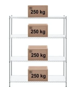 Royal-catering Royal Catering Metallregal - 150 X 60 X 180 - 1.000 Kg - Inkl. Kunststoffmatten -Stalgast-Verkauf 65c28e67 4ec4 4ac0 a6c8 c02473dcba10