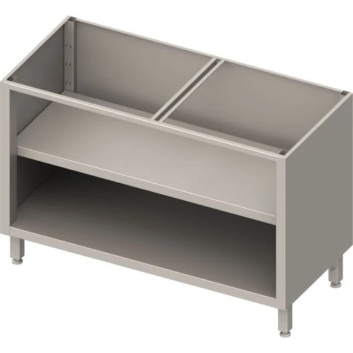 Stalgast Unterschrank Boxversion Offen, Mit Zwischenboden, Verschweißt : 1500x640x810 Mm 6 Stalgast Unterschrank Boxversion Offen, Mit Zwischenboden, Verschweißt : 1500x640x810 Mm – Bild 4