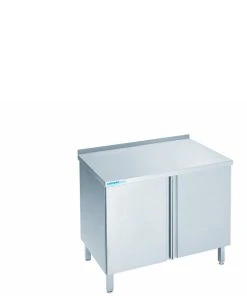 Chromonorm Arbeıtsschrank Mıt Flügeltüren, Mıt Tıschplatte Hınten Auf 1000mm600mm900mm