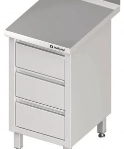 Stalgast Schubladenschrank Mit 2 Schubladen, Ohne Aufkantung, Verschweißt : 450x700x850 Mm -Stalgast-Verkauf 6a6e95eb 8d9b 4770 b7ec 20ef0166fa47 2