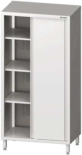 Stalgast Hochschrank Mit Schiebetüren, Verschweißt : 1200x700x1800 Mm 8 Stalgast Hochschrank Mit Schiebetüren, Verschweißt : 1200x700x1800 Mm – Bild 6