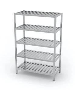 Null Edelstahl Gastro-Lagerregal Mit 5 Grätingfächern | AISI 430 Qualität | HxBxT 180x70x40 15 Null Edelstahl Gastro-Lagerregal Mit 5 Grätingfächern | AISI 430 Qualität | HxBxT 180x70x40 -Stalgast-Verkauf 6b38c16e d90a 47ce 80e9 285a672dce78