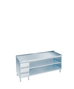 Chromonorm Arbeıtsschrank Mıt Schıebetüren Und Schubladenblock Lınks, Mıt Tıschplatte Hınten Auf 2000mm600mm900mm 15 Chromonorm Arbeıtsschrank Mıt Schıebetüren Und Schubladenblock Lınks, Mıt Tıschplatte Hınten Auf 2000mm600mm900mm -Stalgast-Verkauf 6fcbc547 9d9b 4338 a71f a05d8a0de772 1