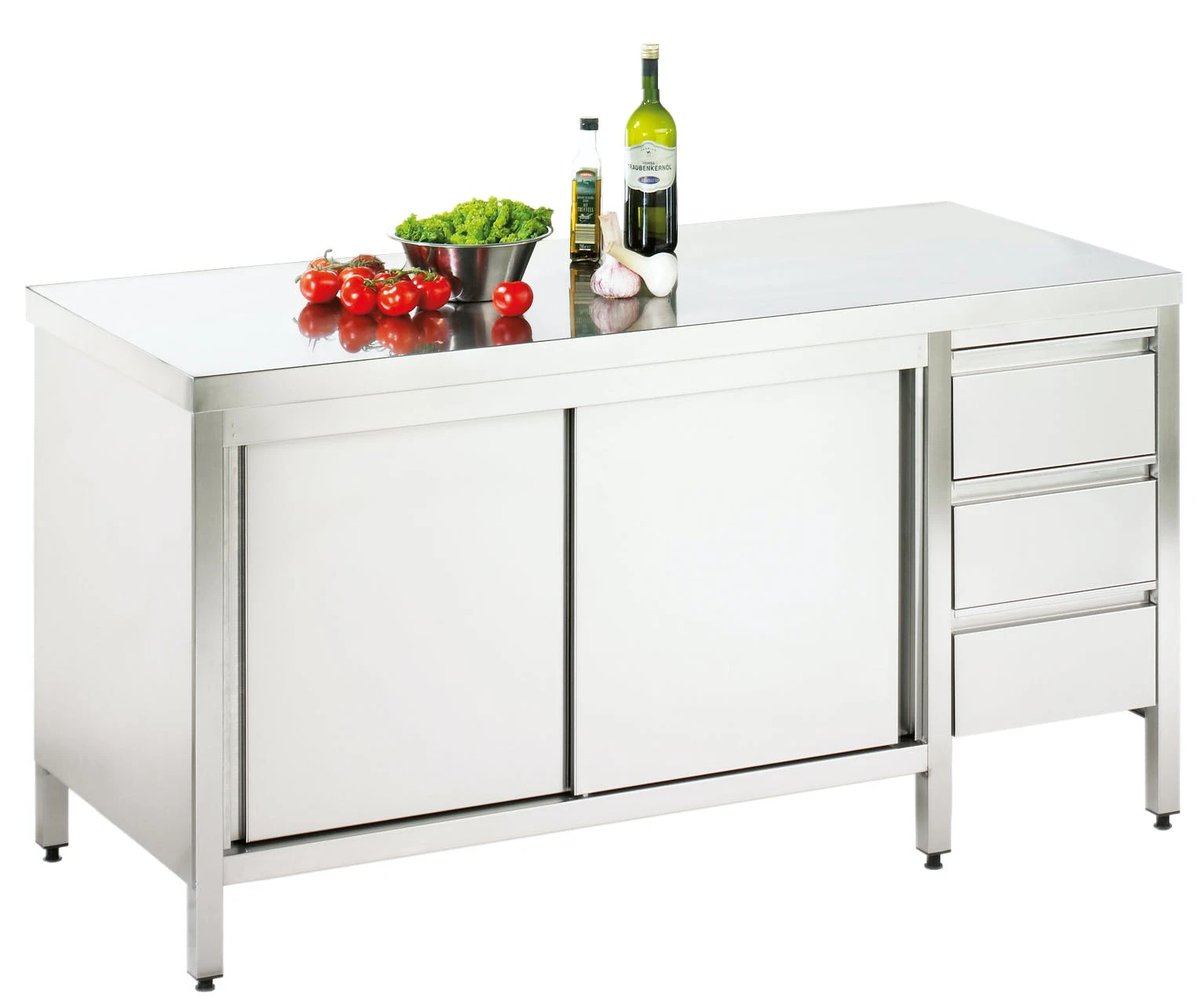 GGG Arbeitsschrank Mit Schubladenblock 6 GGG Arbeitsschrank Mit Schubladenblock – Bild 4