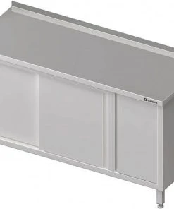 Stalgast Arbeitsschrank Mit Schiebetüren, Mit Flügeltürschrank, Mit Aufkantung, Verschweißt : 1700x600x850 Mm Becken Links -Stalgast-Verkauf 8a3f6904 e422 46d7 926a e3b1002c9c20