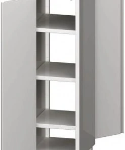 Stalgast Durchreiche-Hochschrank Mit Flügeltüren, Verschweißt : 400x600x1800 Mm
