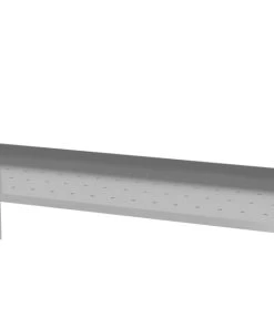 Null Edelstahl Gastro-Wandboard Verstellbar & Perforiert | AISI 430 Qualität | HxBxT 60x90x40