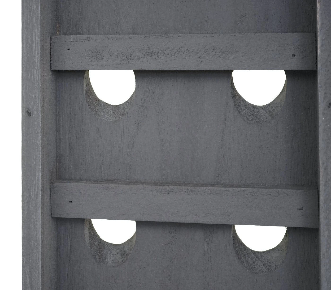 Null Deko-Rüttelbrett, Flaschenregal Weinregal Für 20 Flaschen, Shabby-Look Vintage ~ Grau 9 Null Deko-Rüttelbrett, Flaschenregal Weinregal Für 20 Flaschen, Shabby-Look Vintage ~ Grau – Bild 7