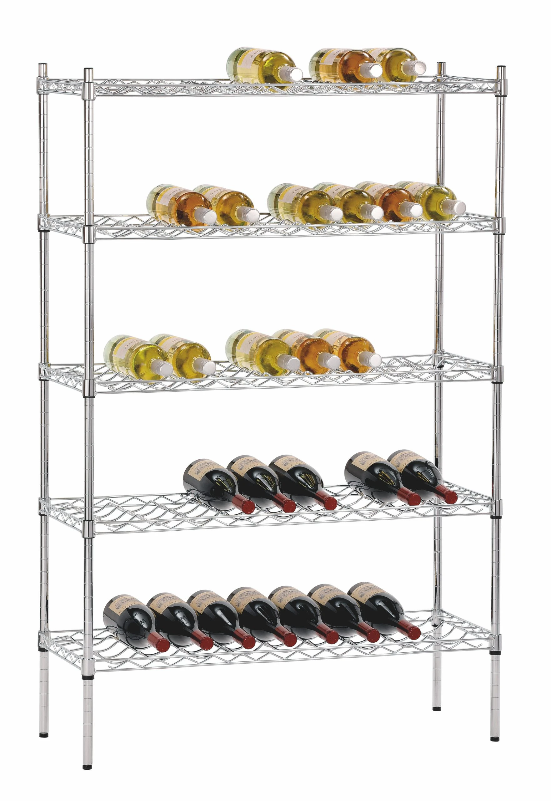 Bartscher Wein-Regal, Verchromt 5 Böden 900 Mm Breit - 601161 3 Bartscher Wein-Regal, Verchromt 5 Böden 900 Mm Breit - 601161