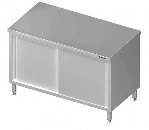 Stalgast Durchreicheschrank Mit Schiebetüren, Ohne Aufkantung, Verschweißt : 900x600x850 Mm 7 Stalgast Durchreicheschrank Mit Schiebetüren, Ohne Aufkantung, Verschweißt : 900x600x850 Mm – Bild 5