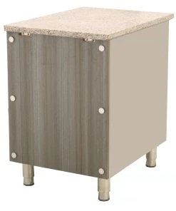 Skyrainbow Kassentisch Aus Edelstahl Mit Schwarzen Granit Und Holzverkleidung, 60 X 82 -Stalgast-Verkauf baca1386 6f90 49fd 9a03 082b5c90dd6b scaled