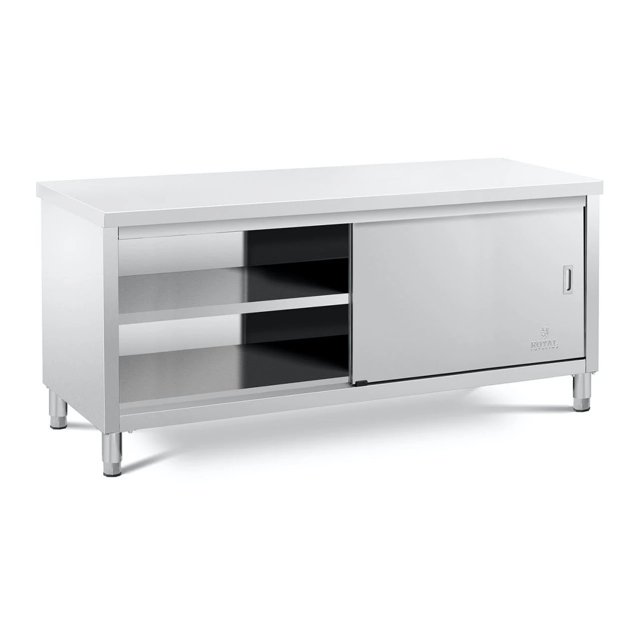 Skyrainbow Kassentisch Aus Edelstahl Mit Schwarzen Granit Und Holzverkleidung, 40 X 82 7 Skyrainbow Kassentisch Aus Edelstahl Mit Schwarzen Granit Und Holzverkleidung, 40 X 82 – Bild 5
