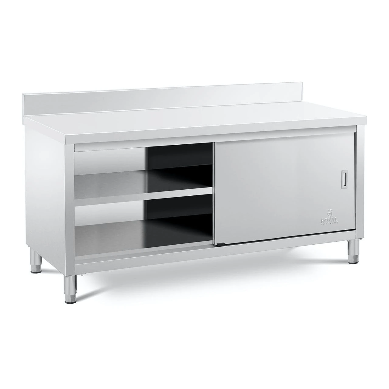 Skyrainbow Kassentisch Aus Edelstahl Mit Schwarzen Granit Und Holzverkleidung, 40 X 82 9 Skyrainbow Kassentisch Aus Edelstahl Mit Schwarzen Granit Und Holzverkleidung, 40 X 82 – Bild 7