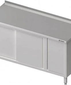 Stalgast Arbeitsschrank Mit Schiebetüren, Mit Flügeltürschrank, Mit Aufkantung, Verschweißt : 1500x600x850 Mm Becken Links -Stalgast-Verkauf bcd8abdc 591d 4c23 90f3 d6ce3591ef49 1