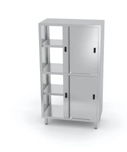 Null Edelstahl Gastro-Vorratsschrank Mit Trennwand Und Schiebetüren | AISI 430 Qualität | HxBxT 200x110x60 10 Null Edelstahl Gastro-Vorratsschrank Mit Trennwand Und Schiebetüren | AISI 430 Qualität | HxBxT 200x110x60 -Stalgast-Verkauf be8d4c98 d2b0 4cc6 a950 b6e07d218796 2