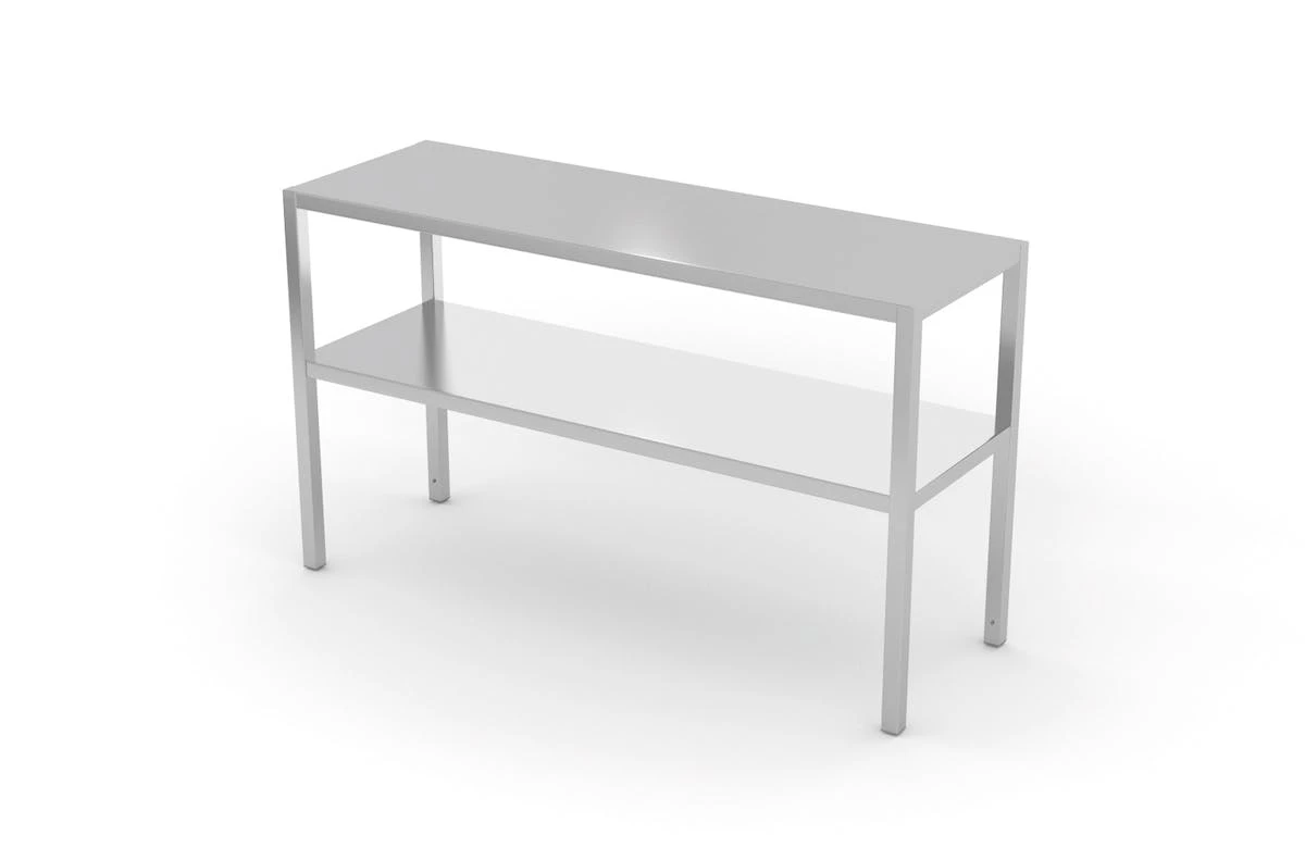 Null Edelstahl Gastro-Aufsatzbord Schmal | AISI 430 Qualität | HxBxT 70x120x40 3 Null Edelstahl Gastro-Aufsatzbord Schmal | AISI 430 Qualität | HxBxT 70x120x40