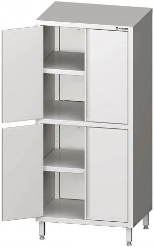 Stalgast Hochschrank Mit Flügeltüren, Mit Zwei Schrankräumen, Verschweißt : 900x600x1800 Mm 2 Stalgast Hochschrank Mit Flügeltüren, Mit Zwei Schrankräumen, Verschweißt : 900x600x1800 Mm