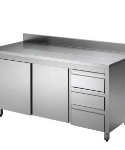 GastroHero Edelstahl-Arbeitsschrank ECO Mit Schiebetür Und 3 Schubladen 16x6 Mit Aufkantung 13 GastroHero Edelstahl-Arbeitsschrank ECO Mit Schiebetür Und 3 Schubladen 16x6 Mit Aufkantung -Stalgast-Verkauf e721d9c6 22d5 47da aa9b 6ab70afe7e47 2