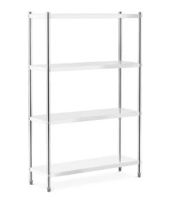 Royal-catering Royal Catering Edelstahlregal - 120 X 40 X 180 Cm - Royal Catering - 200 Kg