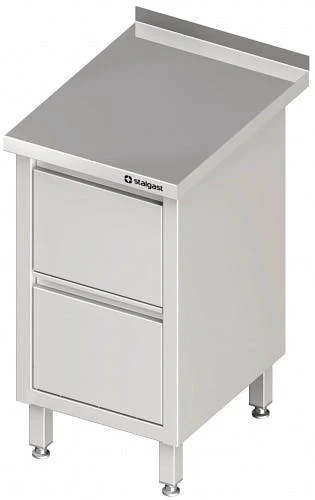 Stalgast Schubladenschrank Mit 2 Schubladen, Mit Aufkantung, Verschweißt : 450x700x850 Mm 3 Stalgast Schubladenschrank Mit 2 Schubladen, Mit Aufkantung, Verschweißt : 450x700x850 Mm